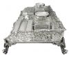 Sterling Silver Double Inkwell Stand, Sheffield 1919