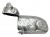 Sterling Silver Figural Pig Match Safe