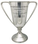 Sterling Silver Green Spring Valley Hunt Club Ladies Tennis Trophy 1922-27