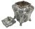 Sterling Silver Thomas Bradbury & Sons Tea Caddy London 1894