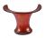 Steuben Red Aurene Onion Skin Finish Vase