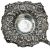 Stieff Rose Repousse Sterling Silver Tea Strainer