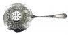 Stieff Rose Repousse Sterling Silver Tea Strainer
