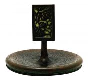 Tiffany Studios Bronze Grapevine Pattern Match Stand