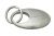 Tiffany & Co. Streamerica Curviline Stainless Steel Key Ring, Large