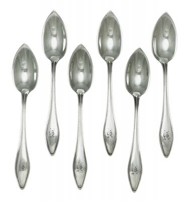 Towle Mary Chilton Sterling Silver Grapefruit Spoons, Set of 6