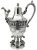 Triton Motif 930 Fine Silver Coffee Set, made by Kremos