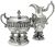 Triton Motif 930 Fine Silver Coffee Set, made by Kremos