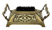 Victorian Brass Pen Rest & Nib Brush Cleaner