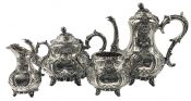Victorian Figural Silver Plate Tea Set