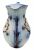 Victorian Flow Blue Lustreware Stoneware Pitcher