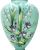 Victorian Hand Painted Bristol Glass Vases