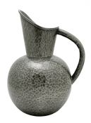 Victorian John Turton Hammered Pewter Pitcher