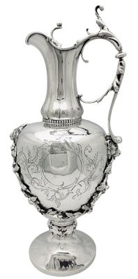Victorian Silver Plate Claret Jug