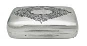 Victorian Silver Plate Soap Box, James Dixon & Sons circa 1851-70