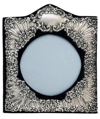 Victorian Style Sterling Silver Picture Frame, London 1990