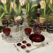 Victorian & Vintage Red Barware