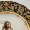 Vienna Porcelain Cabinet Plate of Edouard Bisson’s “Spring’s First Flowers”