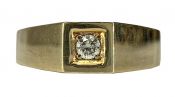 Vintage .12ct Diamond 10kt Band