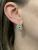 Vintage .20ct Emerald and Pearl 14kt Earrings