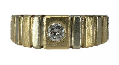 Vintage .24ct Diamond 14kt Band