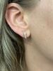 Vintage .38ct Diamond 14kt Serpent Earrings