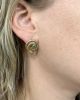 Vintage .43cts Emerald Snake 18kt Earring
