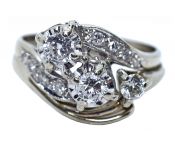 Vintage .54ct Diamond 14kt Engagement Ring
