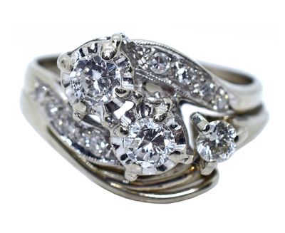 Vintage .54ct Diamond 14kt Engagement Ring