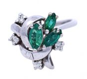 Vintage .75ct Emerald 14kt Ring