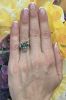 Vintage .75ct Emerald and Diamond 14kt Ring
