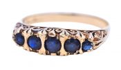 Vintage .76ct Sapphire 14kt Ring