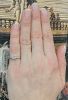 Vintage .90ct Diamond Platinum Engagement Ring