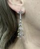 Vintage .93ct Diamond 18kt Earrings