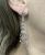Vintage .93ct Diamond 18kt Earrings