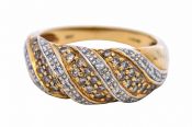 Vintage .45cts Diamond 18kt Ring