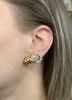 Vintage 1.02ct Diamond 18kt and Platinum Earrings