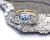 Art Deco 1.29ct. Aquamarine and Diamond 14kt. Ring