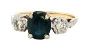 Vintage 1.37ct Sapphire 14kt Ring