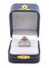Vintage 1.67 Pink Sapphire Diamond and Citrine 14kt Ring