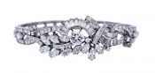 Vintage 10.83ct Diamond 18kt Bracelet