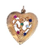 Vintage 14kt Heart Pendant