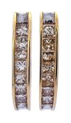 Vintage 2.06ct Diamond 14kt Earrings