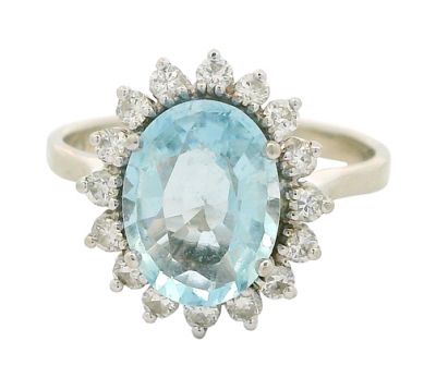 Vintage 2.1ct Aquamarine 14kt Ring