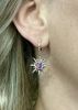 Vintage 2.37ct Pink Sapphire and Diamond 14kt Earrings