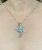 Vintage 2.50ct Diamond and Turquoise 18kt Brooch