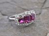 Vintage 2.57ct Ruby Ring in Platinum