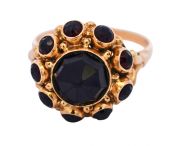 Vintage 2.66ct Garnet 14kt Ring