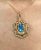 Vintage 3.31ct. Blue Topaz Pendant