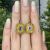 Vintage 3.33ct Amethyst Sterling Gilt Earrings